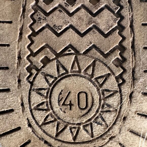 El Vaquero Martha Suede & Rabbit Fur Fringe Boots Size 40 - Picture 10 of 11